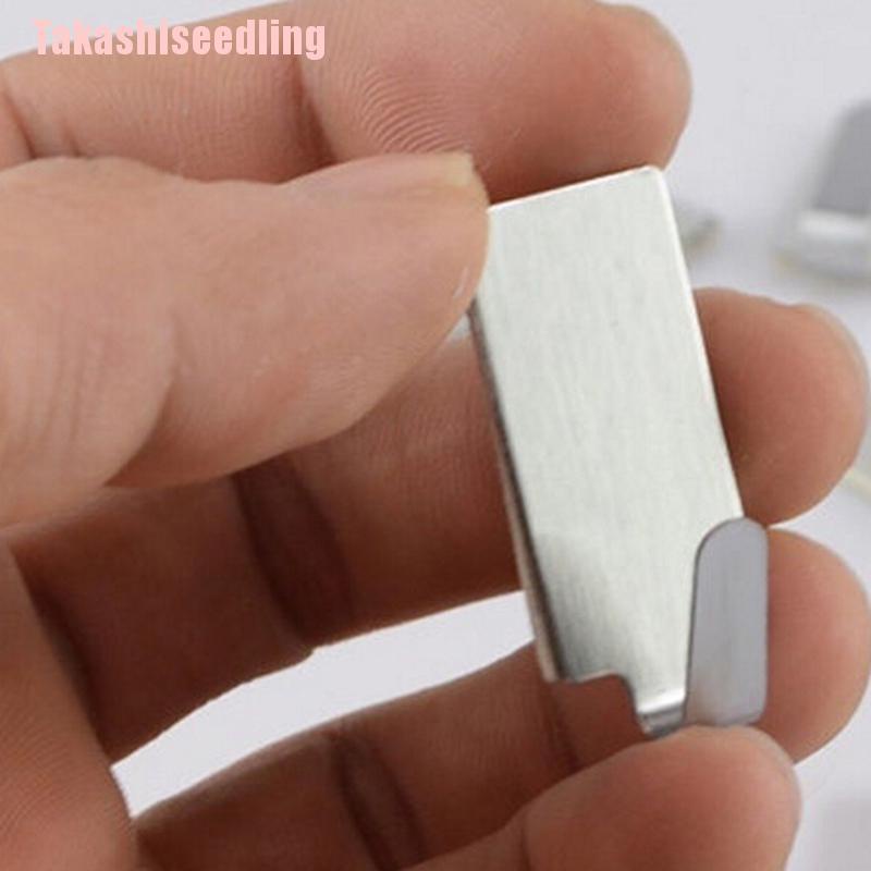 Set 6 giá đỡ inox treo tường hình vuông tiện dụng