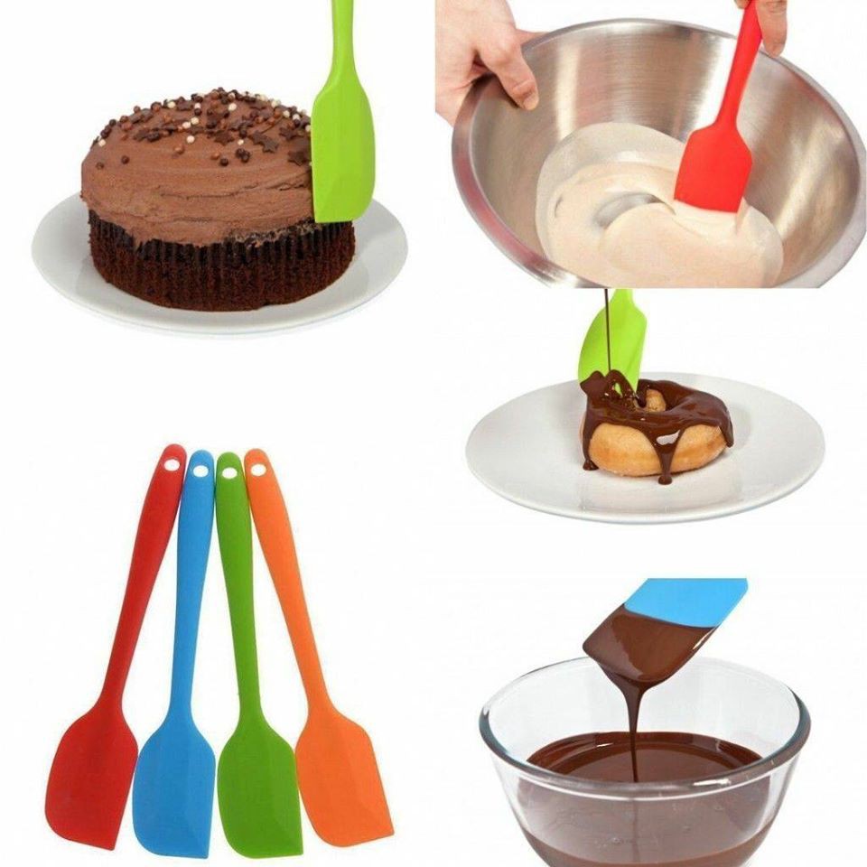 Spatula Phới vét đúc silicone 28cm (HLHESPATULASILICOL)