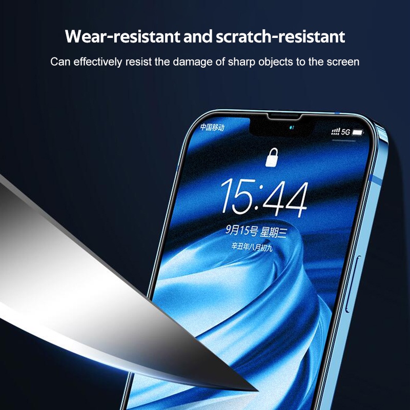 Set 3 kính cường lực TBTIC bảo vệ màn hình điện thoại thích hợp cho IPhone 11 12 13 Pro Max X XR XS Max 7 8