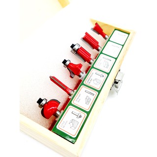 MŨI PHAY FAVI BỘ 6 MÓN CỐT 6.35MM