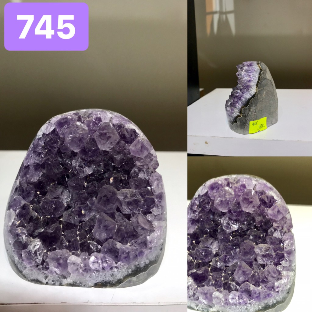 Đá thach anh tím tư nhiên để bàn dưới 500k - Chọn mẫu (TIM4) | BigBuy360 - bigbuy360.vn