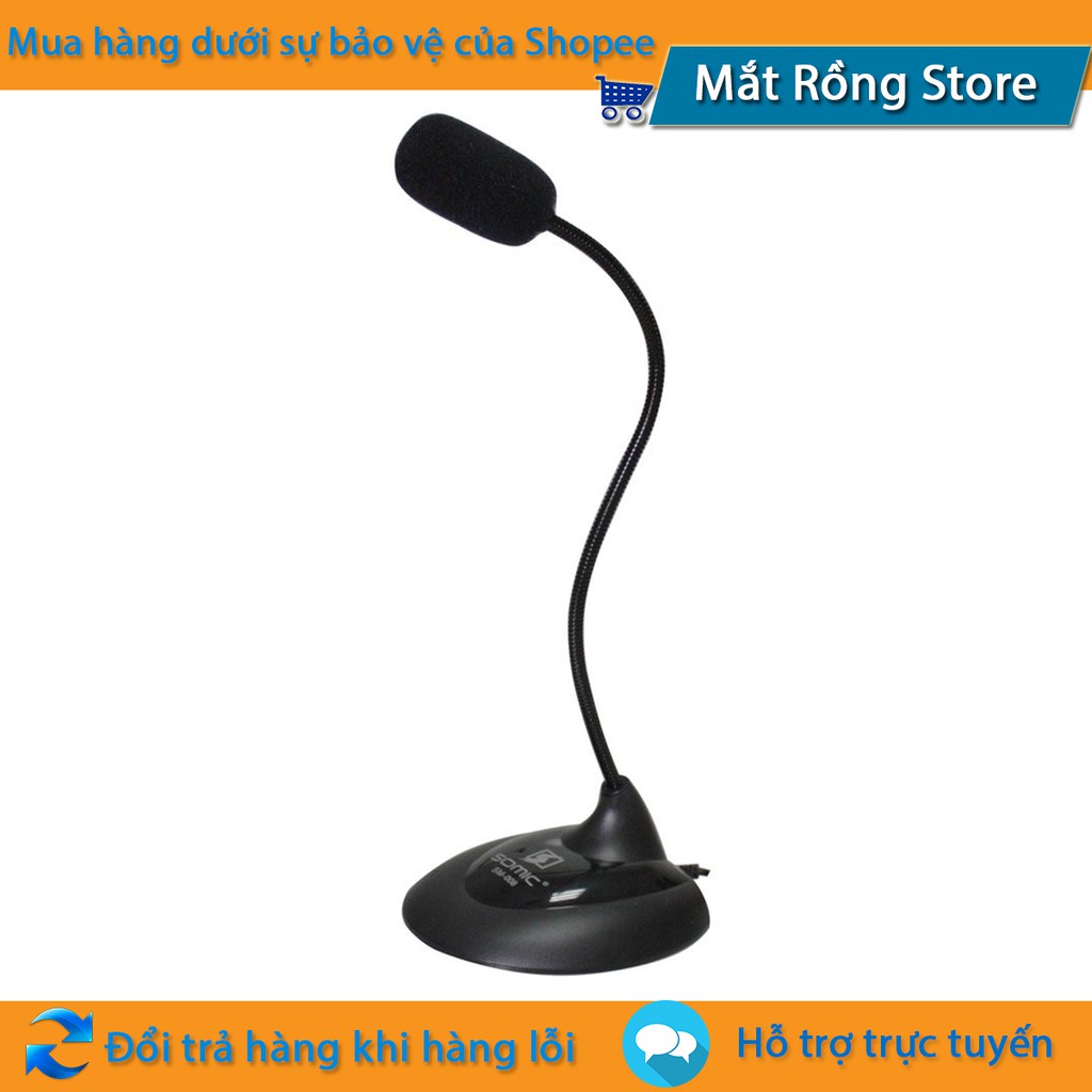 Microphone SOMIC (Senicc) SM-008 dùng cho máy tính, jack cắm 3.5mm