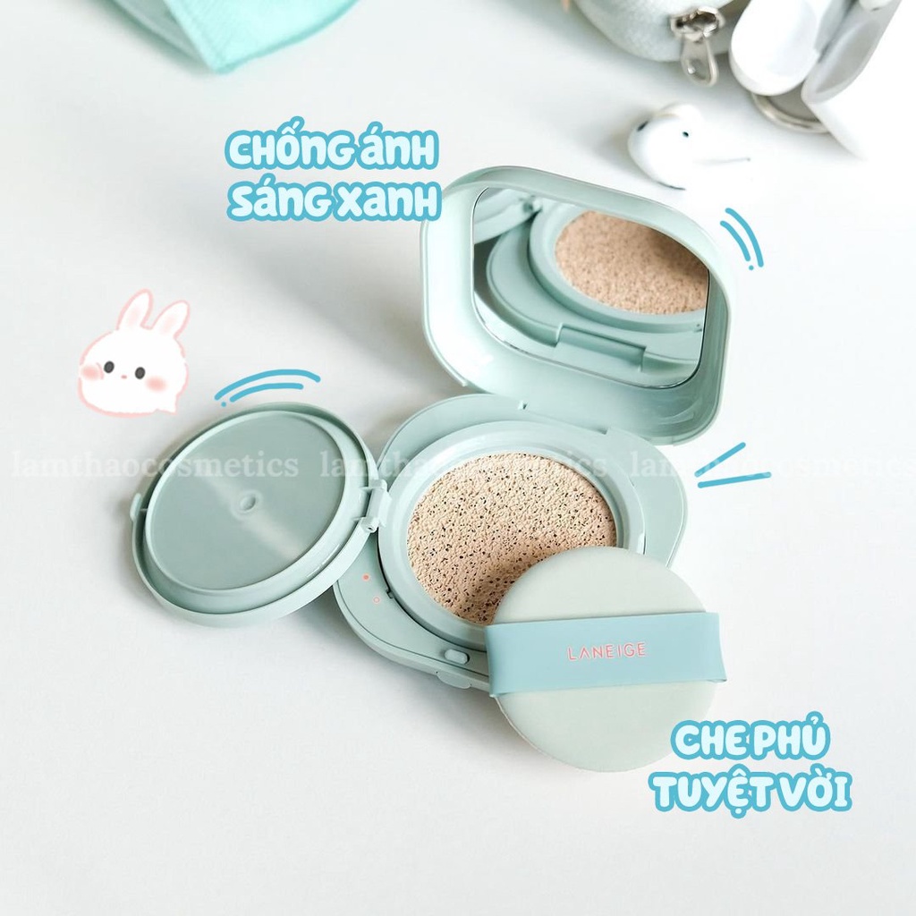 Phấn Nước Kiềm Dầu, Làm Mịn Da Laneige Neogen Cushion Matte SPF 42 PA++ (Kèm Lõi)