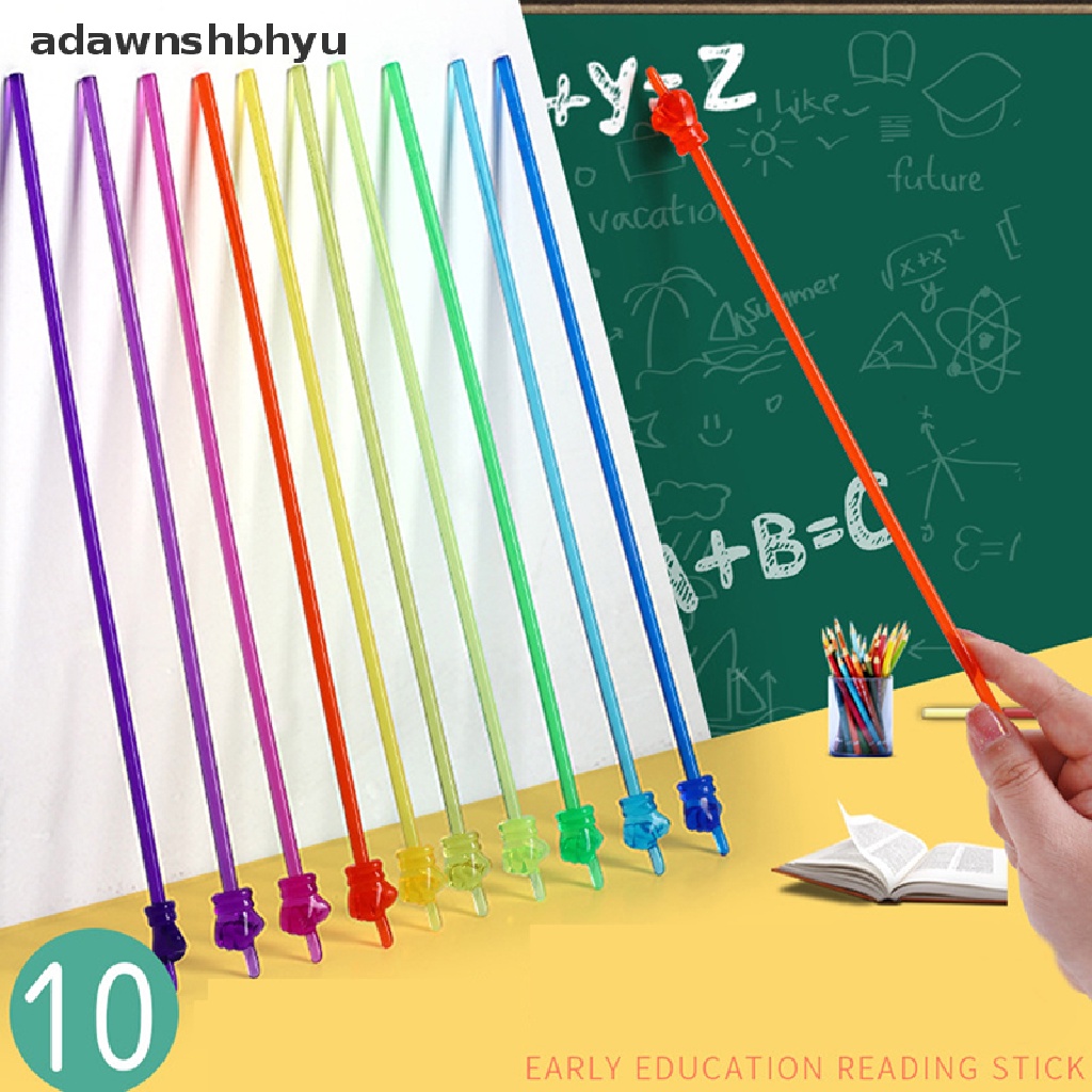 Set 2 Gậy Đọc Sách Ngón Tay Có Thể Uốn Cong Giáo Dục Cho Bé