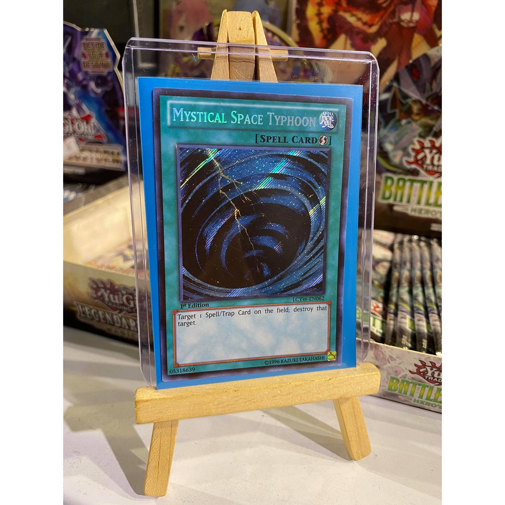 Lá bài thẻ bài Yugioh Mystical Space Typhoon - Secret Rare - Tặng bọc bài nhựa bảo quản