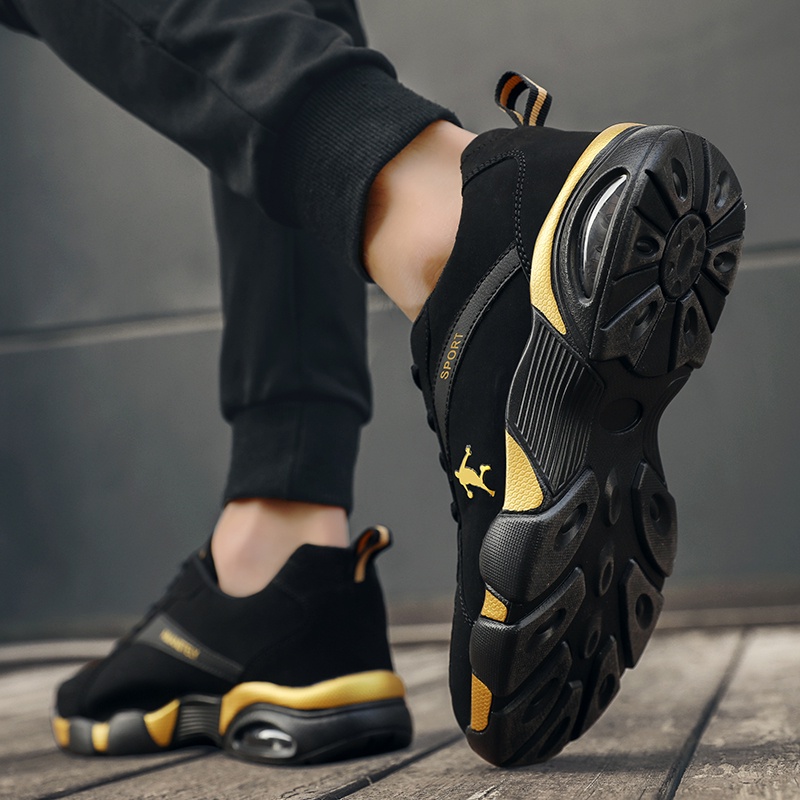 Giày Thể Thao Cổ Thấp Có Đệm Khí Chống Trượt Thời Trang Cho Nam