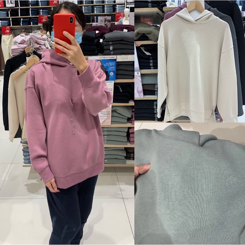 Áo hoodie dáng dài xuất nhật