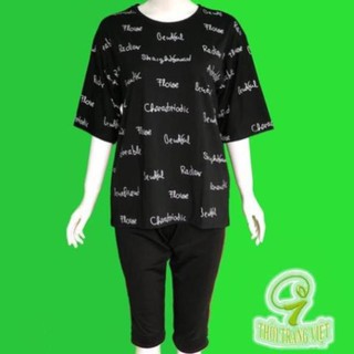 Áo Thun Nữ Xinh - Áo Thun Tay Lỡ - Màu Trắng\ Đen - ThoitrangvietS07