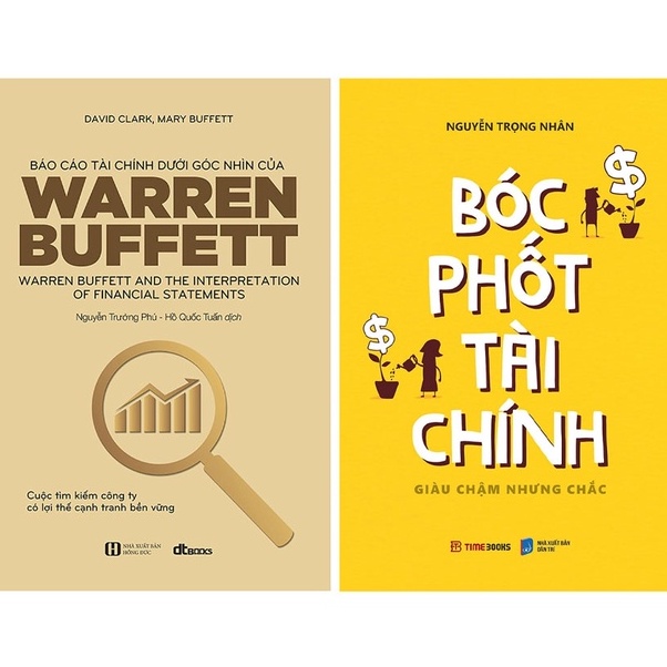 Sách - Combo 2 Cuốn Bóc Phốt Tài Chính + Báo Cáo Tài Chính Dưới Góc Nhìn Của Warren Buffett