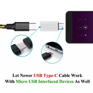 Cáp Chuyển Đổi Mini USB Type C Sang Micro USB Android Cho Điện Thoại Laptop