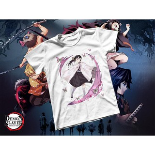 Áo thun Cotton Unisex - Anime - Kimetsu no Yaiba - Tân trùng trụ Kanao