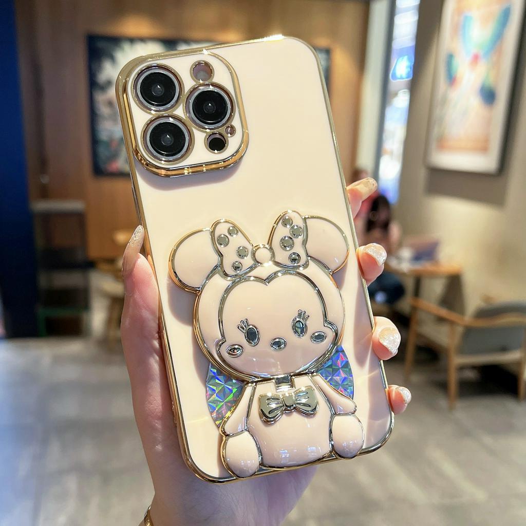 Ốp Điện Thoại Hình Mickey 6d Cho iPhone 6 plus 6s plus 7 plus 8 plus xs max xr 11 pro max 12 pro max 13 pro max 14 plus 14 pro max