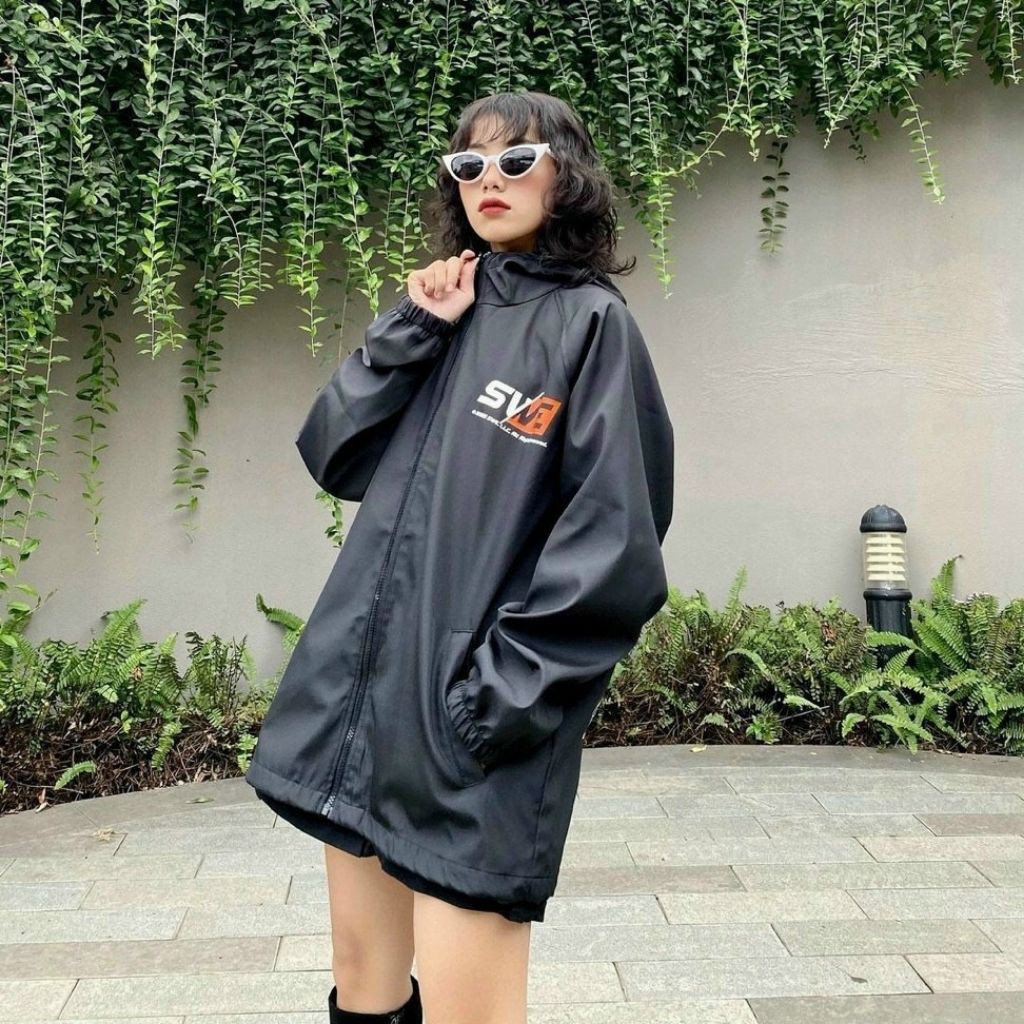 Áo khoác dù ulzzang form rộng unisex SWE Lechau AKD25 phong cách bomber bóng chày street style phối hình in cực chất