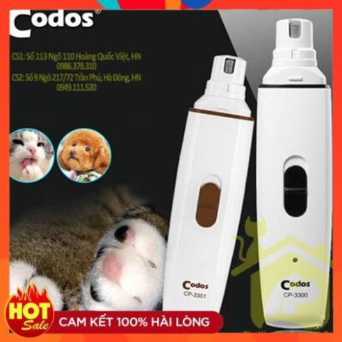Máy mài móng Codos CP-3300 và CP-3301 dành cho thú cưngi