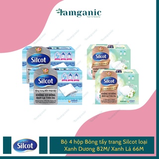 Bông tẩy trang silcot cao cấp hộp 82 miếng / 66 miếng