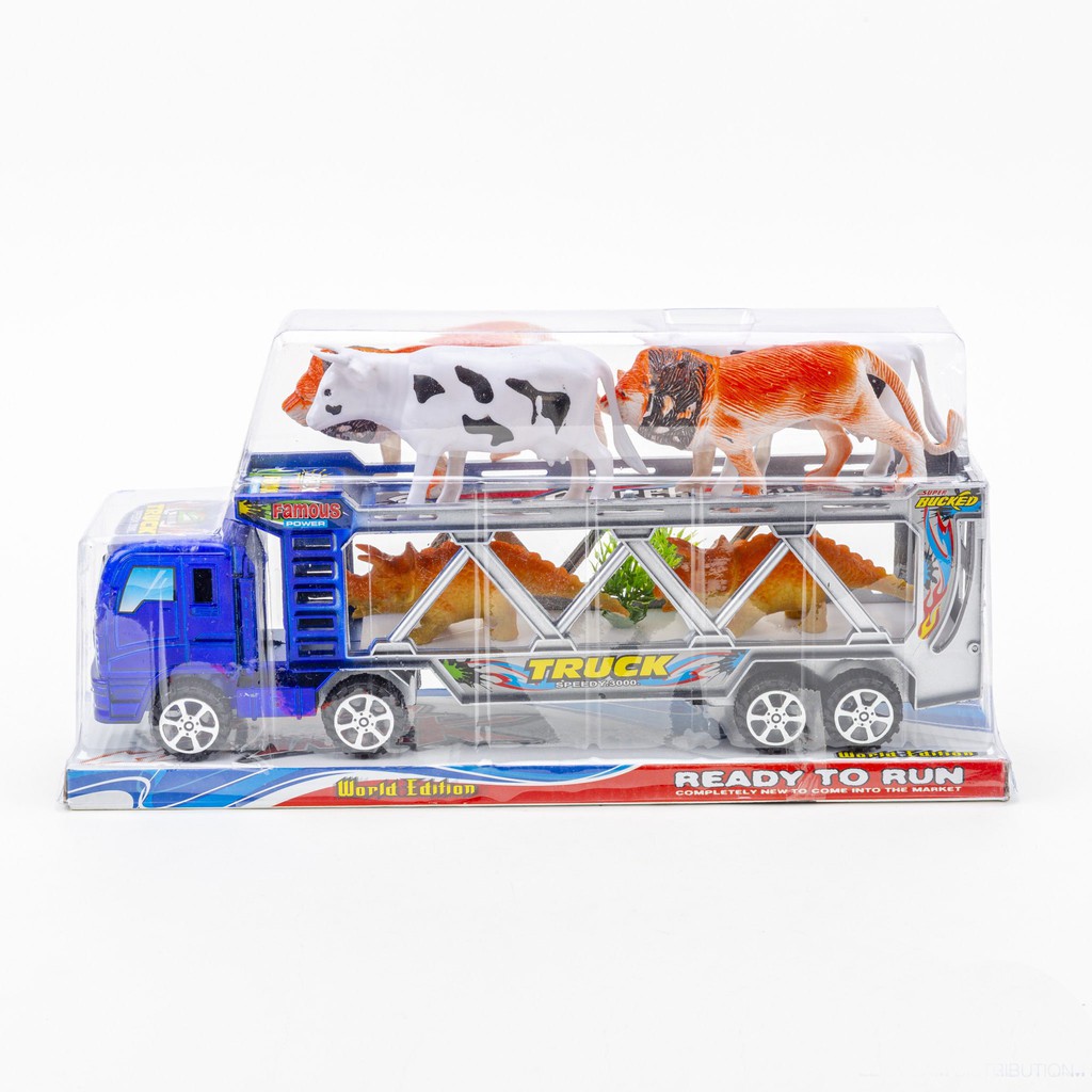 Đồ Chơi xe container xe tải chuyên dụng chở xe chở thú