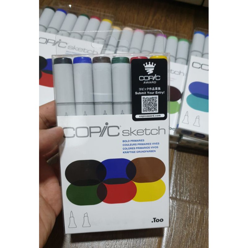 Copic Sketch Marker Bold Premaries set