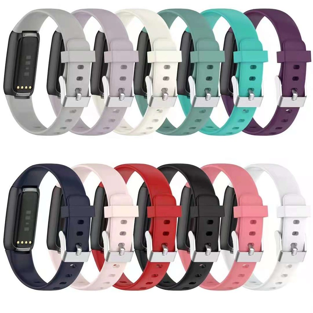 Dây đồng hồ Fitbit Luxe (chất liệu silicone, nhiều màu sắc)