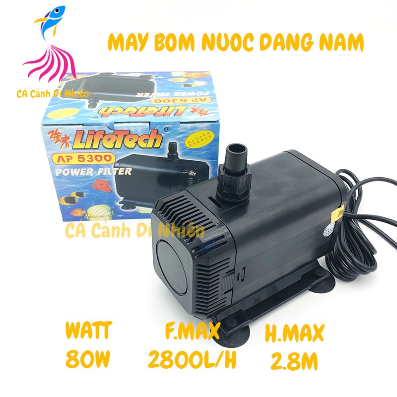 Máy bơm nước hồ cá dạng nằm Lifetech AP 5300