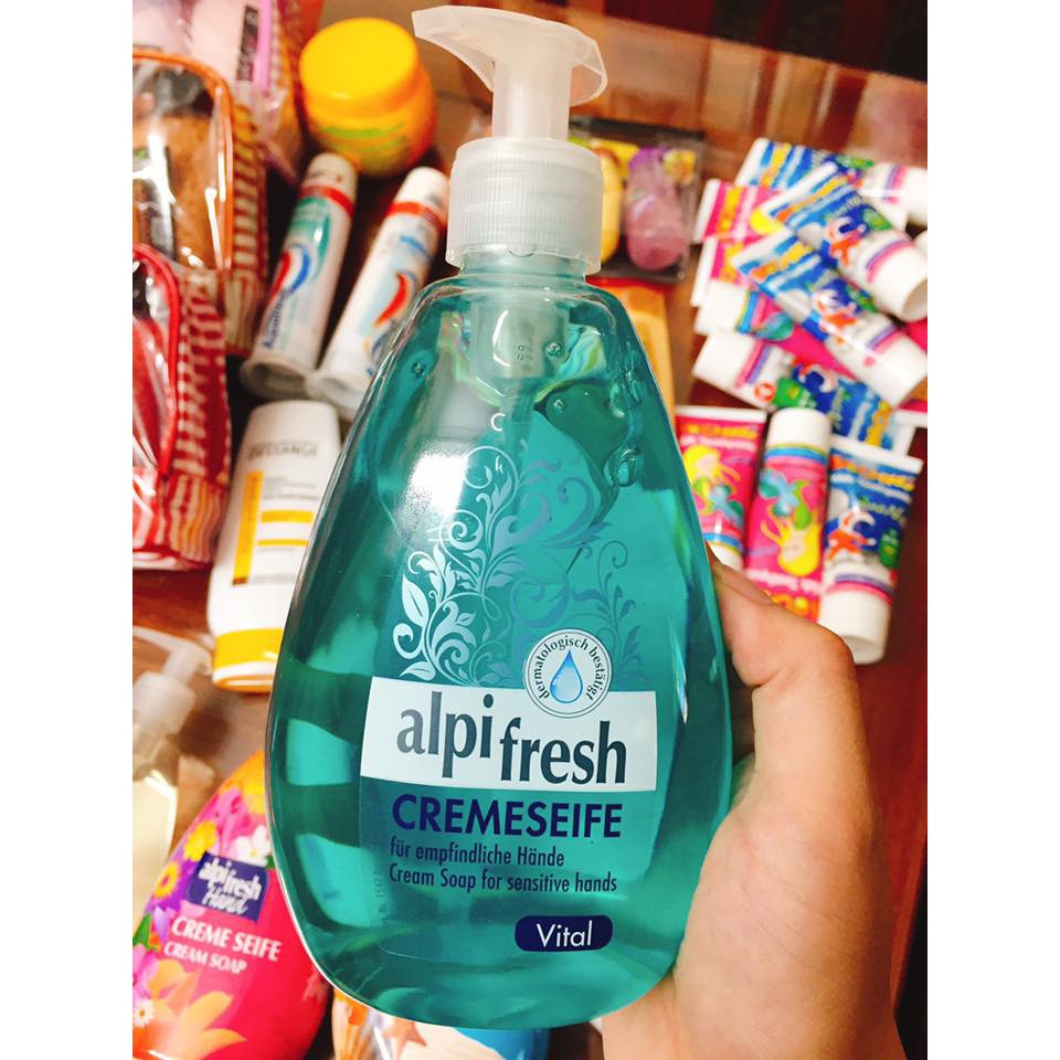 Nước Rửa Tay Đức Alpi Fresh Cream Soap 500ml - Màu ngẫu nhiên | BigBuy360 - bigbuy360.vn