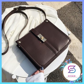 TÚI XÁCH NỮ CÔNG SỞ DA TRƠN VINTAGE THỜI TRANG HÀN QUỐC