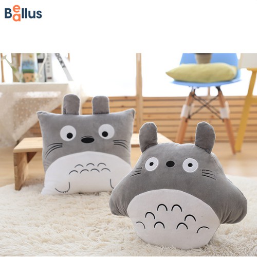 Chăn Gối Văn Phòng 3 in 1 Totoro Vuông siêu đáng yêu - Baellus VP006