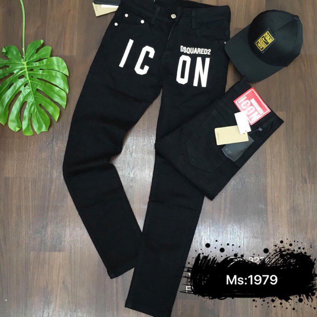 Quần jean nam DENIM ICON co dãn chuẩn dáng skinny trẻ trung năng động-NEWSTYLE