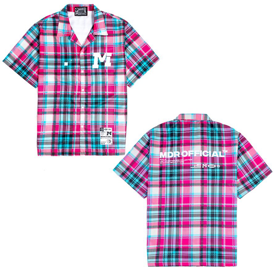 Áo Sơ Mi nam nữ Hoạ Tiết Tay Ngắn Cổ Vest Uniex Thời Trang Vải Lụa Local Brand M Studio