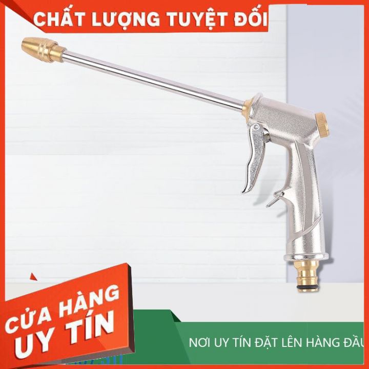 Vòi rửa xe K02, súng xịt rửa nước áp lực cao, thao tác đơn giản, dễ dàng vệ sinh xe máy và nhà cửa.