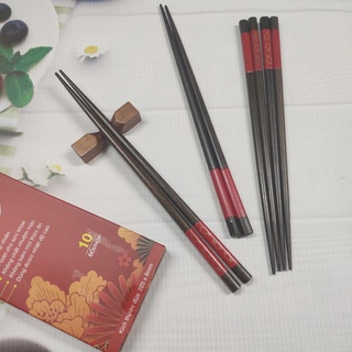 Bộ 10 đôi đũa gỗ cao cấp Nine Plus