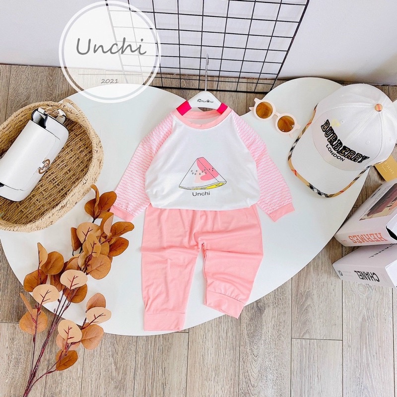 Bộ petit thun lạnh Unchi chất siêu mềm đẹp cho bé