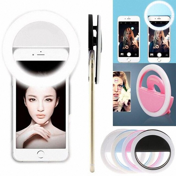 Đèn LED SELFIE RK12 Chụp Ảnh Tự Sướng Live Stream Siêu Hot | BigBuy360 - bigbuy360.vn