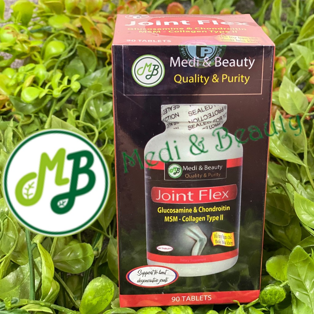 Viên uống Xương Khớp Giảm đau nhức, ngừa viêm khớp, chống thoái hóa  JOINT FLEX  chai 90 viên Medibeauty