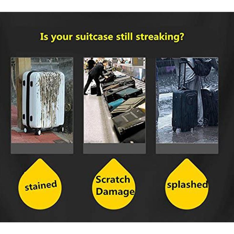 Vỏ bọc bảo vệ va li kéo bằng pvc trong suốt tiện lợi