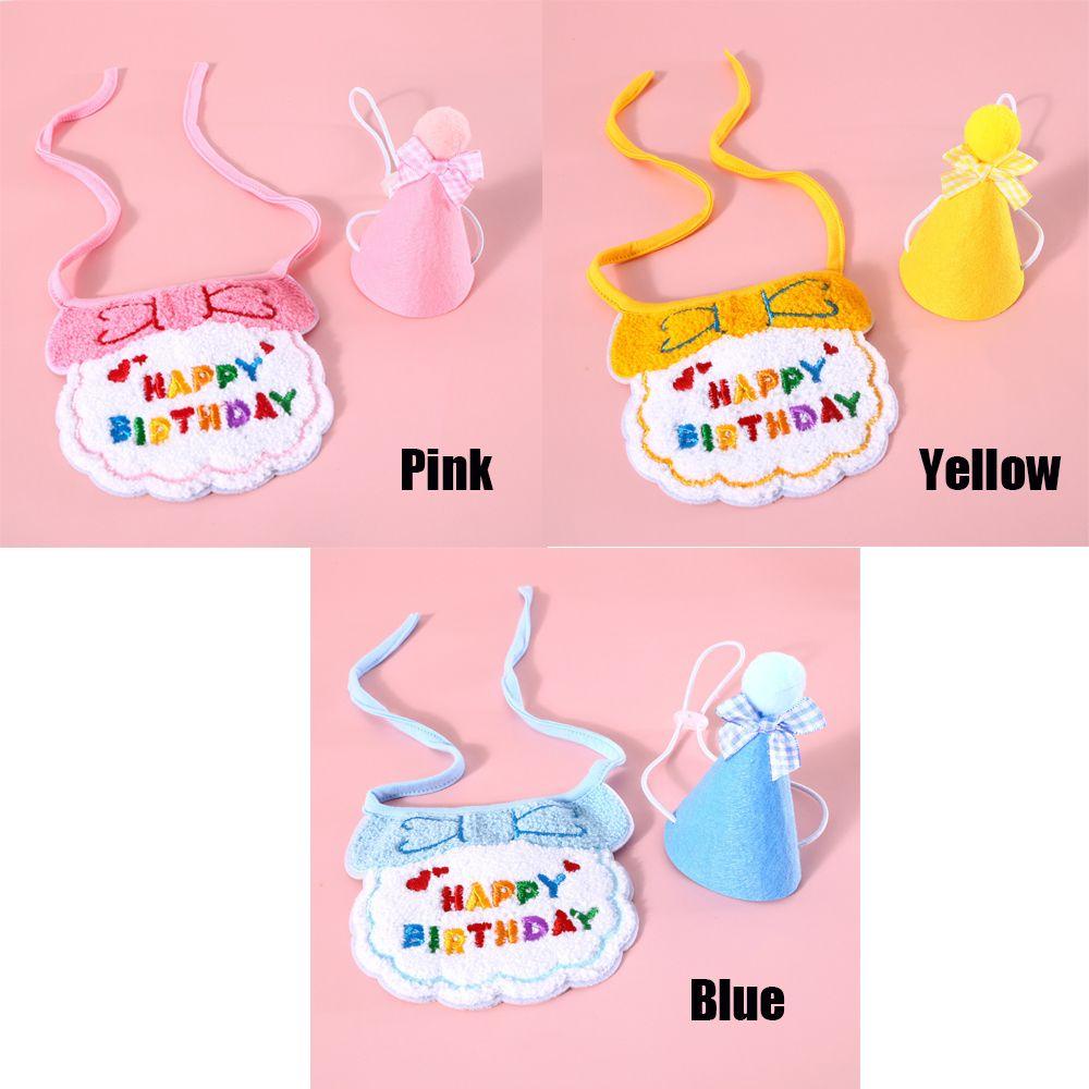 1 Mũ Đội Đầu Thêu Họa Tiết Dành Cho Chó Mèo