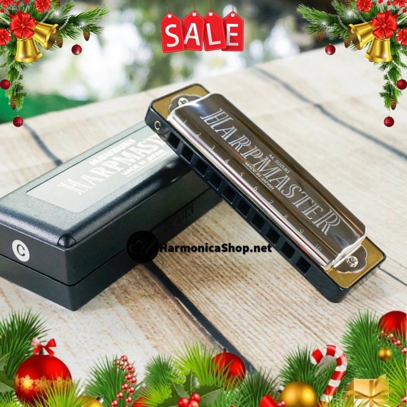 Kèn harmonica Suzuki Harpmaster Mr-200 10 lỗ