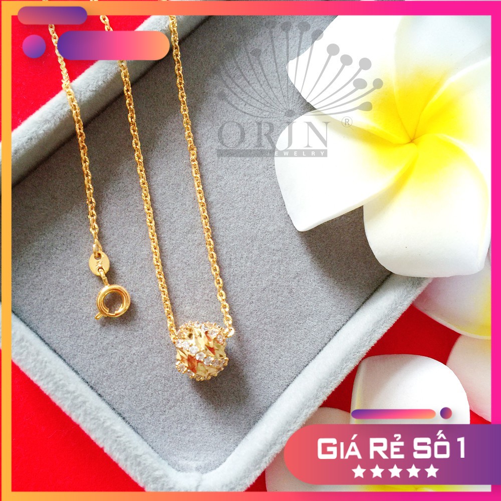 Dây chuyền nữ thời trang cao cấp mặt cầu tròn