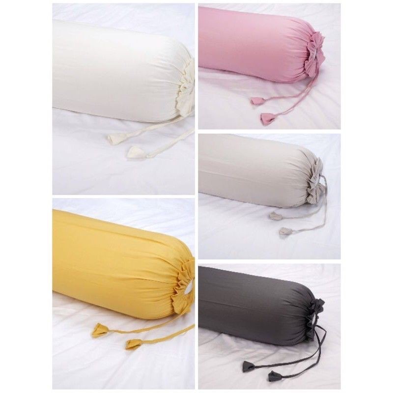 Vỏ gối ôm cotton poly 35x100