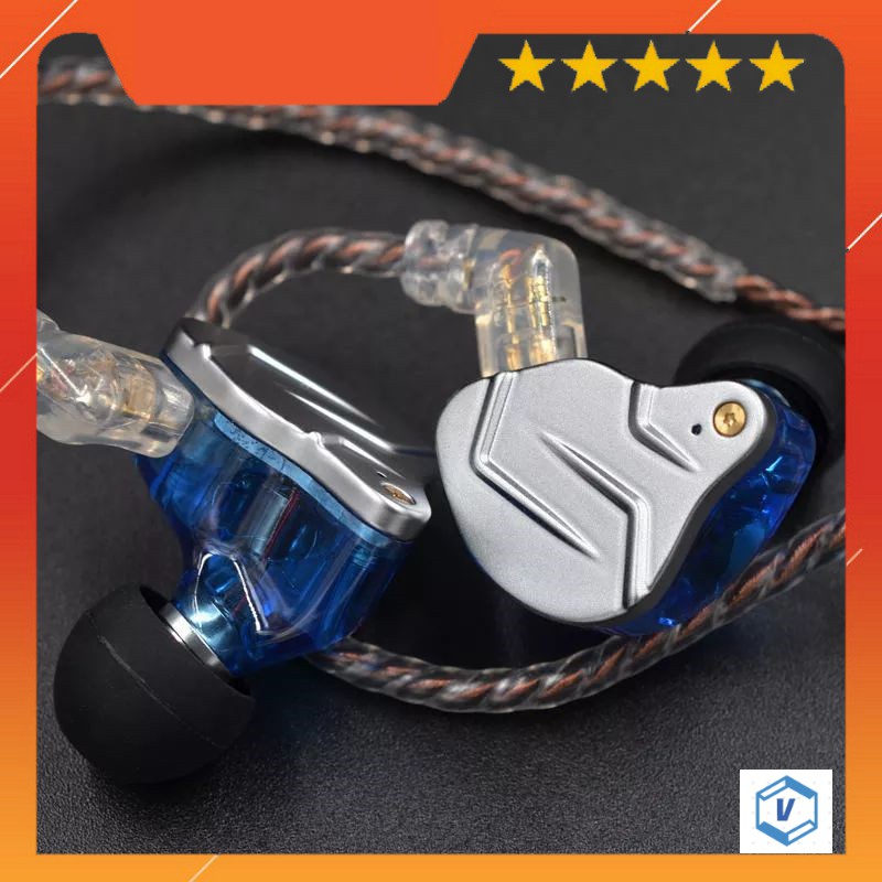 Tai nghe KZ ZSN PRO X siêu bass cực khủng, hàng cao cấp 2021, có mic đàm thoại FULL BOX