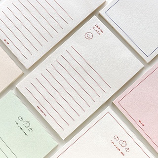 Giấy Note Dễ Thương Style Minimal 94mm x 142mm // Hidari