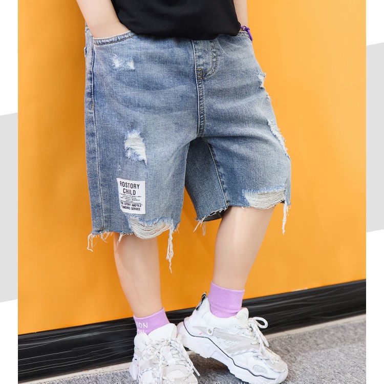 Quần jeans Lửng Thời Trang Dành Cho Bé Trai