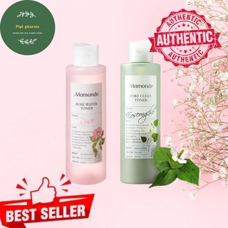 Nước hoa hồng cung cấp độ ẩm Mamonde Rose Water Toner 250ml - Kiềm Dầu, Se Khít Lỗ Chân Lông