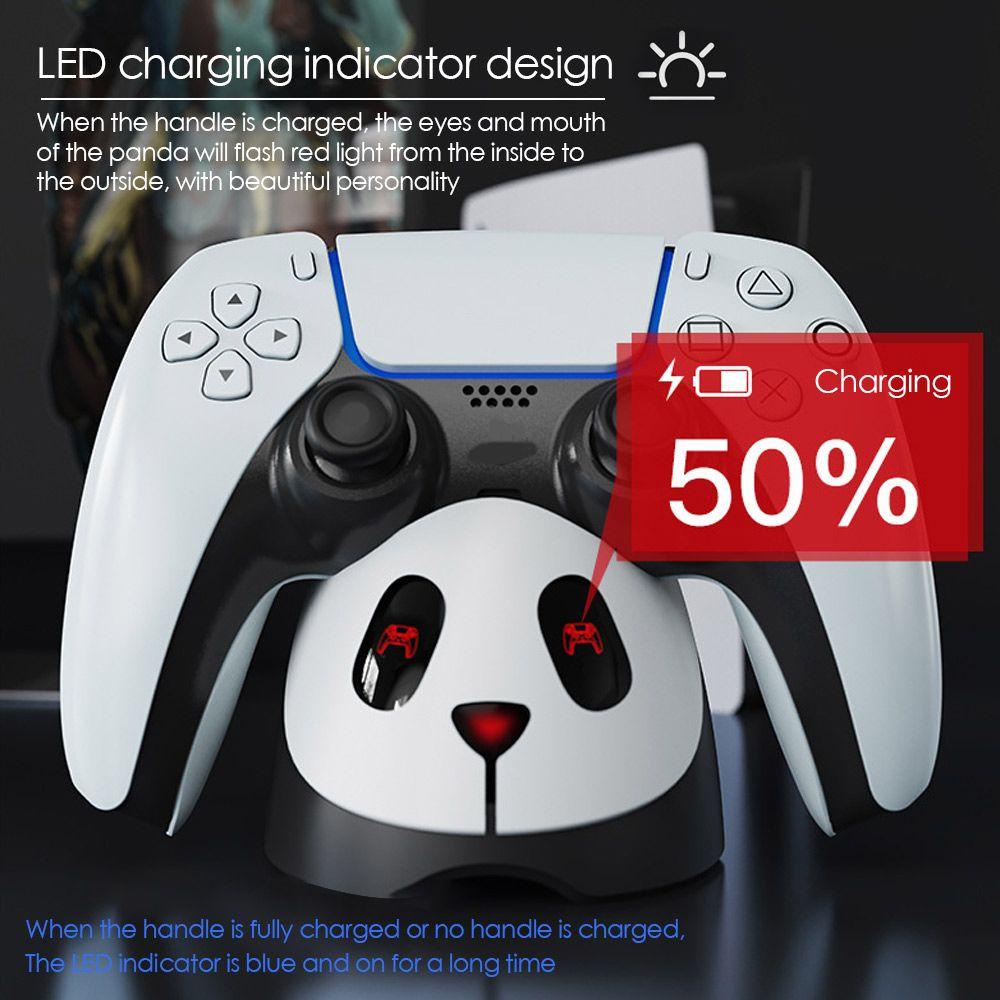 MYRONGVN for PS5 Gaming USB Charge Charge Cradle Charging Dock