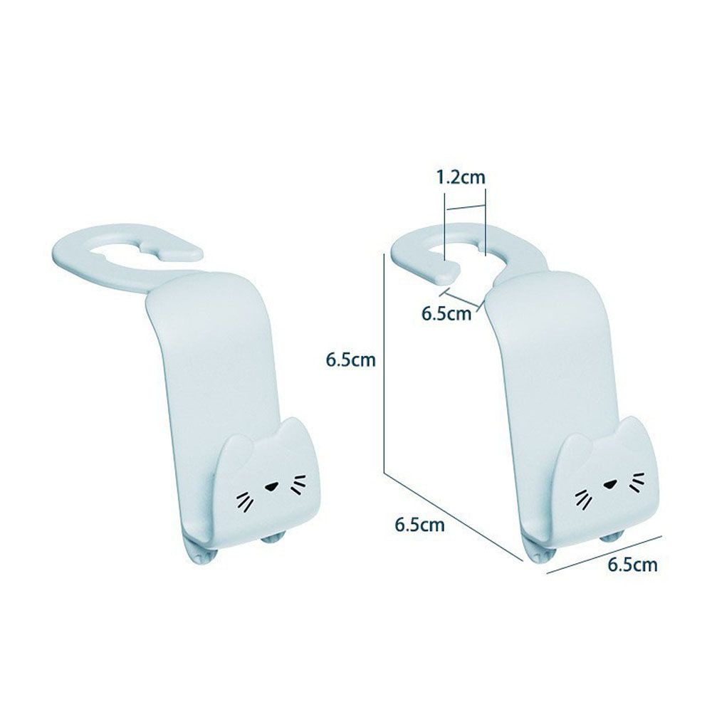 Bộ 2 móc treo đồ gắn ghế sau xe hơi hình hoạt hình