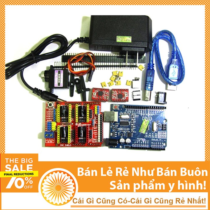 Combo Máy CNC Mini Giá Rẻ - Lắp Ráp Theo Hướng Dẫn Kênh Sáng Tạo