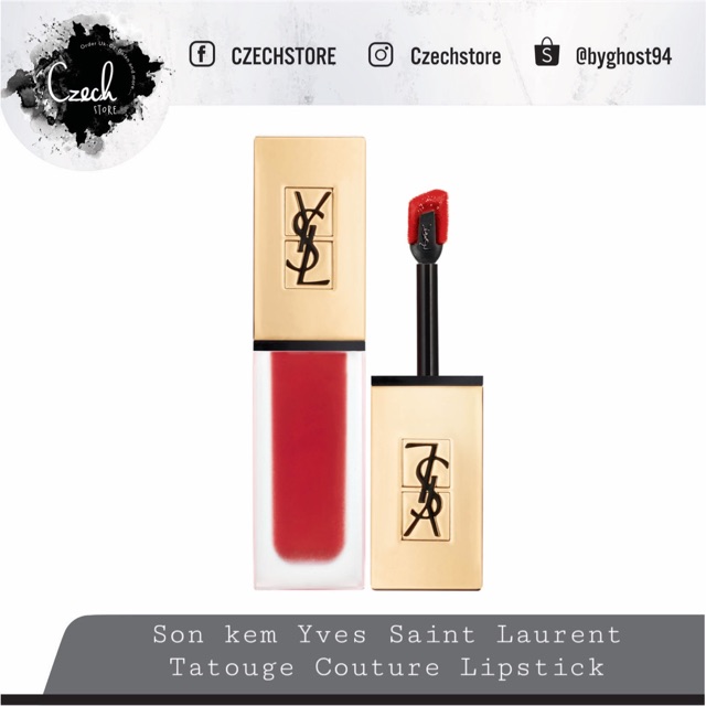 Son kem YSL Tatouge Couture Lipstick