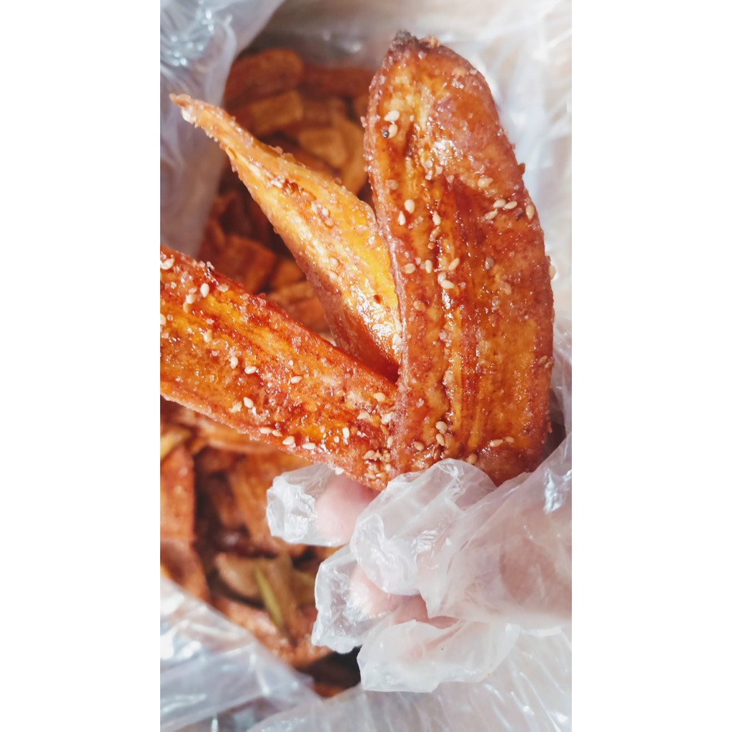 250gr chuối sấy mè vừng thơm ngon giòn