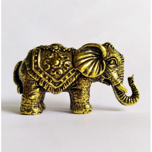 Tượng Voi mini 🎁FREESHIP🎁Tượng Voi bằng đồng -Tượng Voi phụ kiện tiểu cảnh, bàn trà, bàn làm việc