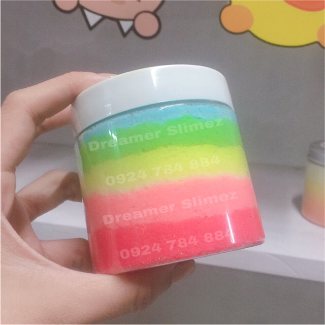 SLIME MÂY CẦU VỒNG - RAINBOW CLOUD SLIME-ĐỒ CHƠI SLIME AN TOÀN GIẢI STRESS - DREAMER SLIMEZ