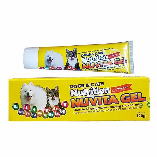 [HÀNG MỚI] Đạm dinh dưỡng cho chó mèo danng gel Nuvita xudapet01NUVITA